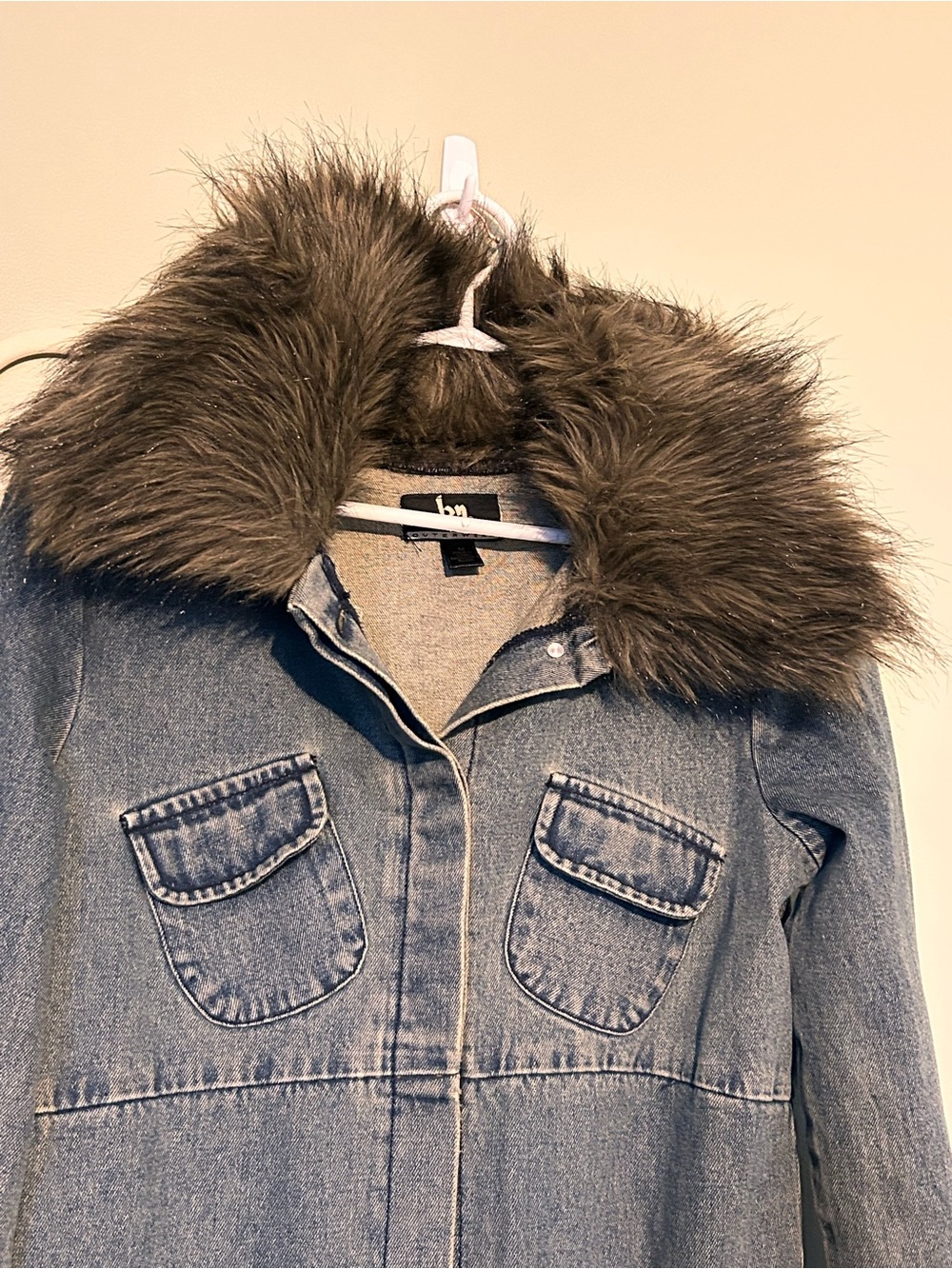 Vintage y2k penny lane denim duster coat size medium by Blanche noir - Picture 4 of 15